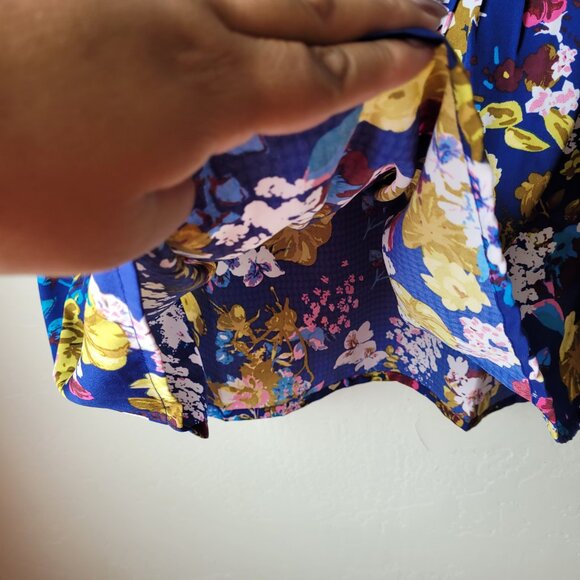 Salon Studio Plus Size Floral Boho Polyester Blouse - Picture 6 of 6